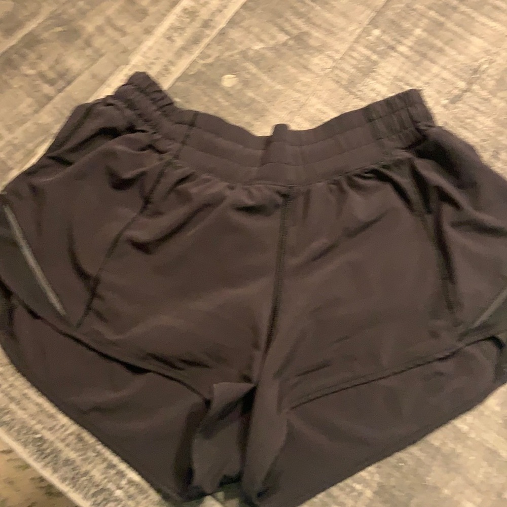 Black lululemon women’s shorts